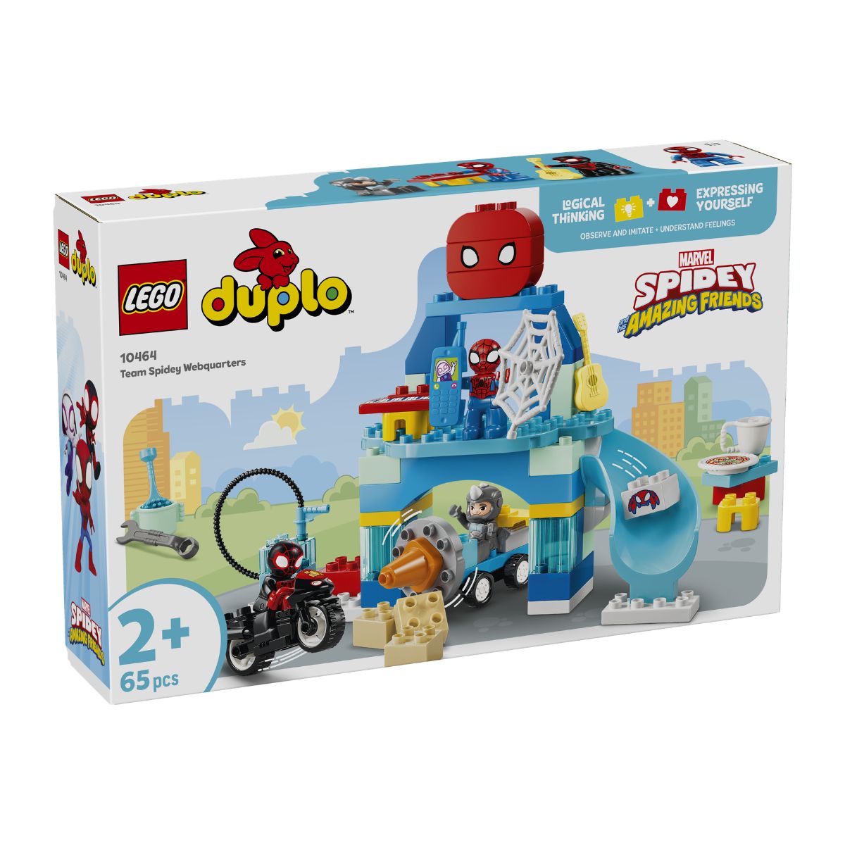 Đồ Chơi Lắp Ráp Trụ Sở Người Nhện Nhí Team Spidey LEGO DUPLO 10464 (65 chi tiết)