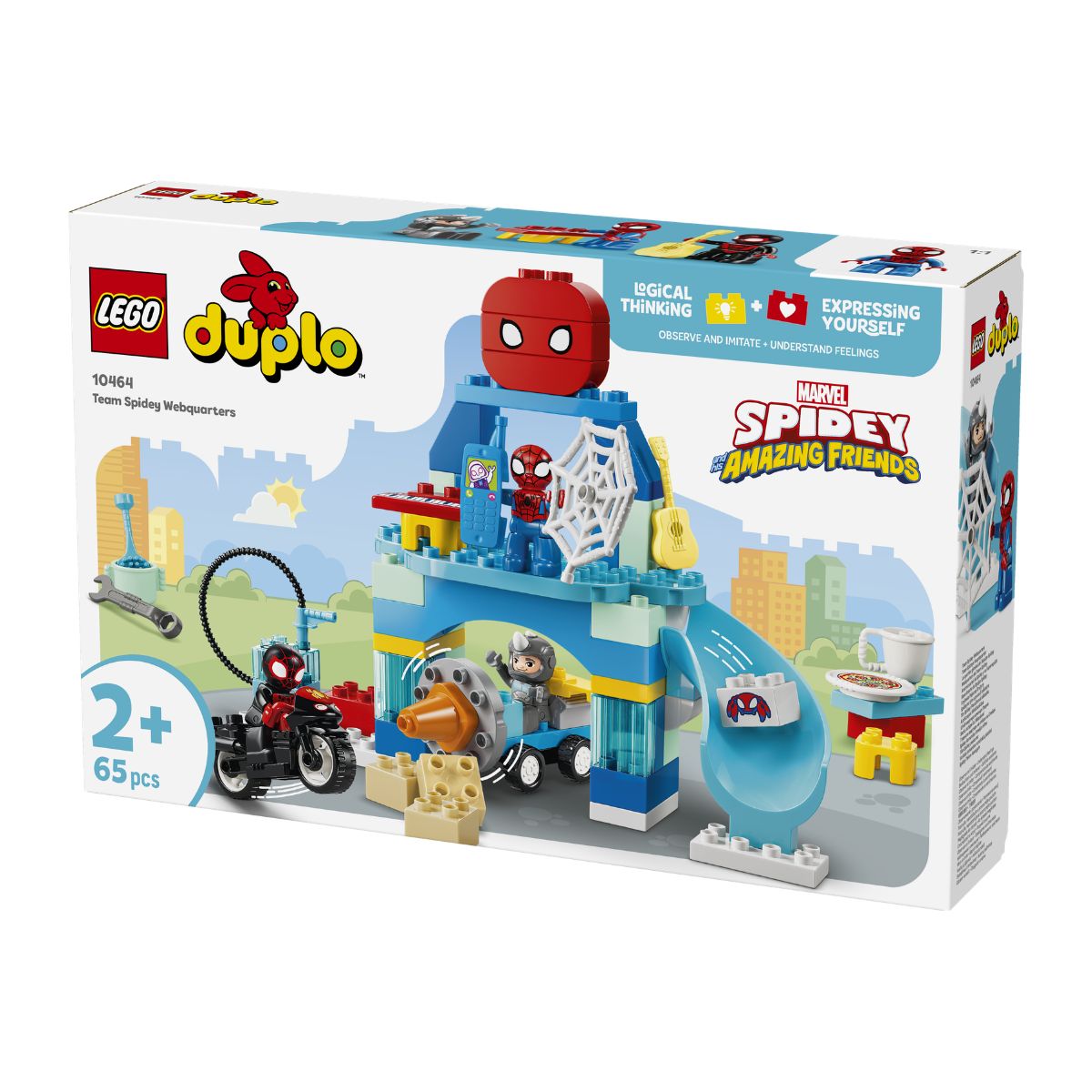 Đồ Chơi Lắp Ráp Trụ Sở Người Nhện Nhí Team Spidey LEGO DUPLO 10464 (65 chi tiết)