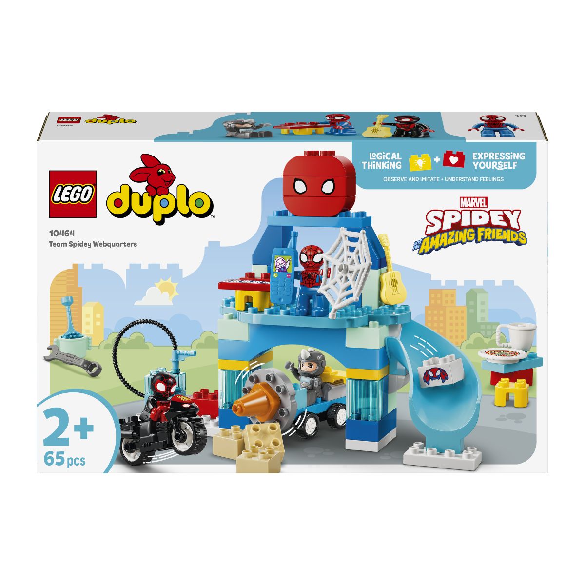 Đồ Chơi Lắp Ráp Trụ Sở Người Nhện Nhí Team Spidey LEGO DUPLO 10464 (65 chi tiết)