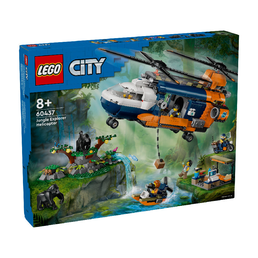 Đồ Chơi Lắp Ráp Trực Thăng Giải Cứu Đội Leo Núi LEGO CITY 60437 (881 chi tiết)