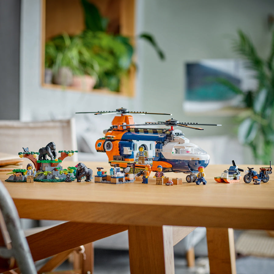 Đồ Chơi Lắp Ráp Trực Thăng Giải Cứu Đội Leo Núi LEGO CITY 60437 (881 chi tiết)