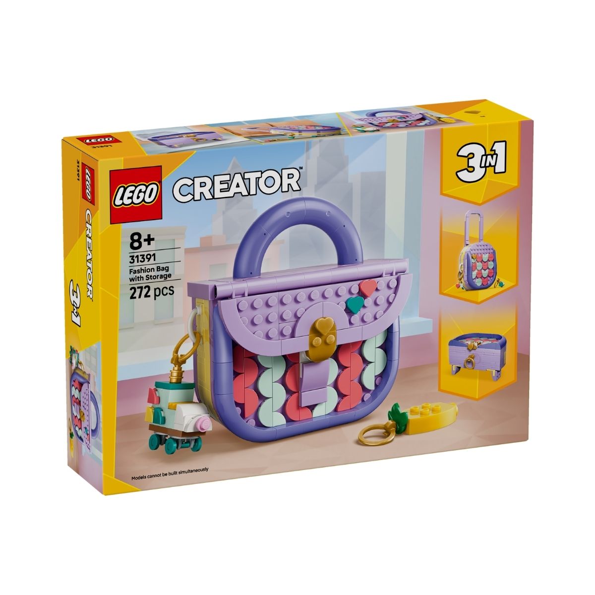 Đồ Chơi Lắp Ráp Túi Xách Thời Trang Có Ngăn Kéo LEGO CREATOR 31391 (272 chi tiết)