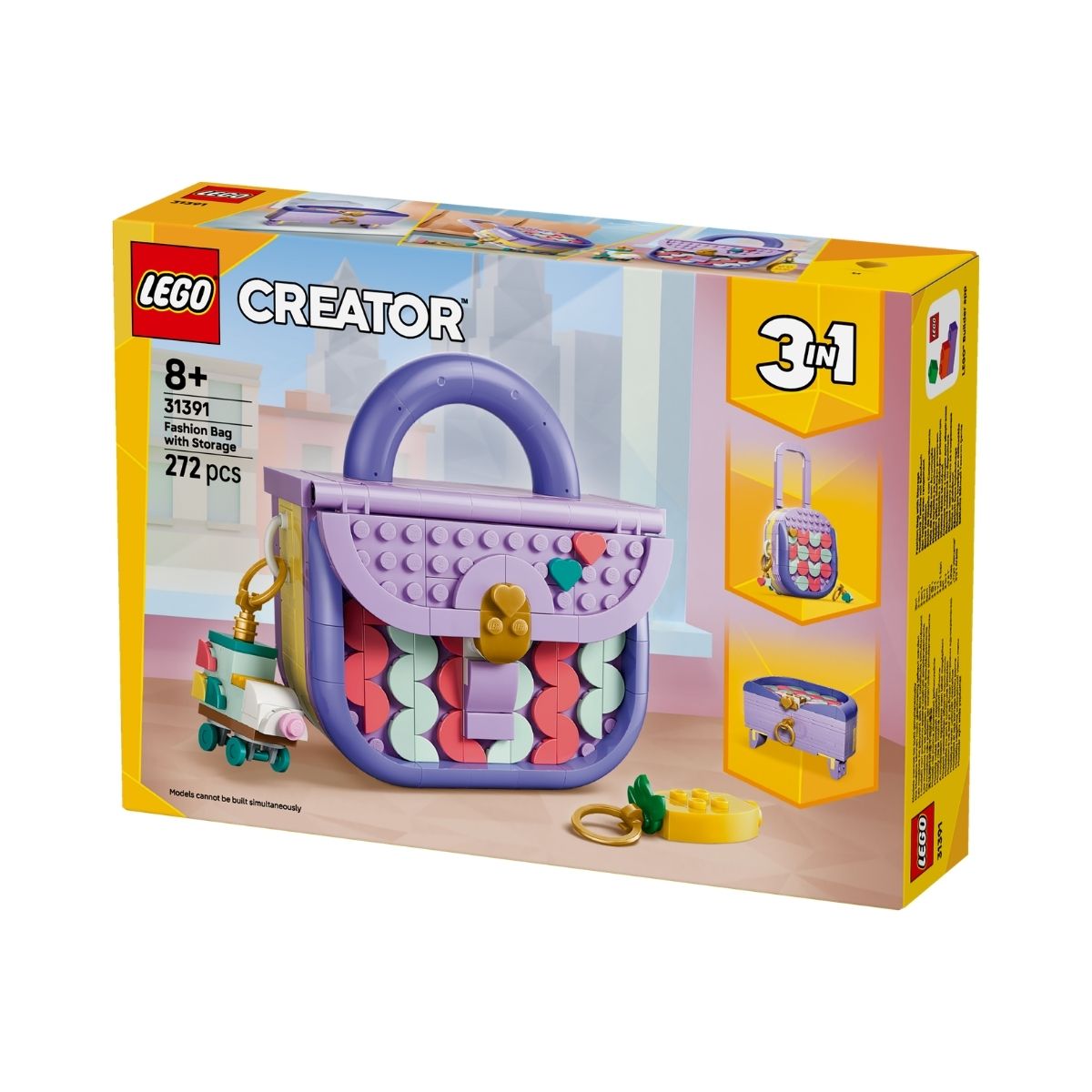 Đồ Chơi Lắp Ráp Túi Xách Thời Trang Có Ngăn Kéo LEGO CREATOR 31391 (272 chi tiết)