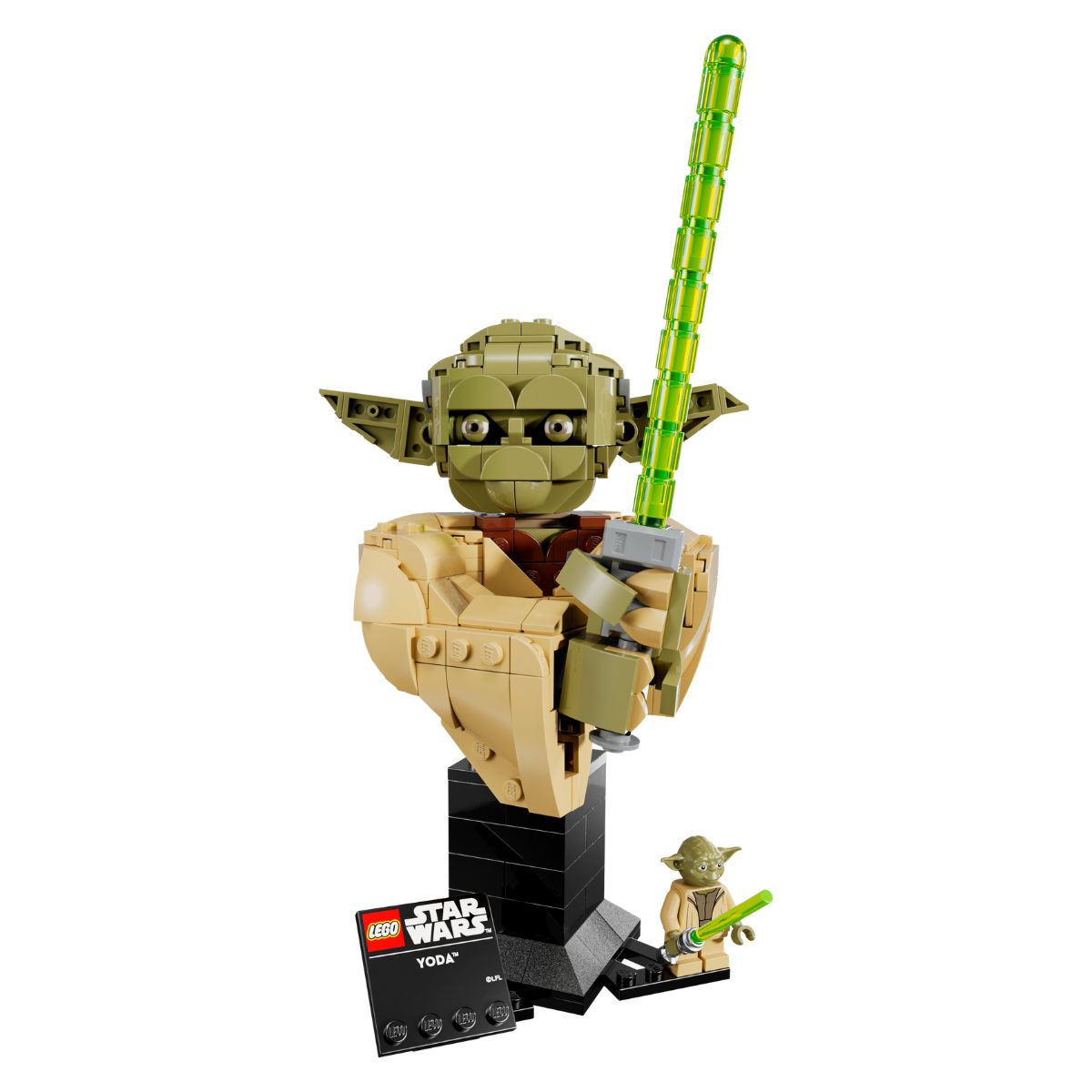Đồ Chơi Lắp Ráp Tượng Bán Thân Yoda LEGO STAR WARS 75438 (399 Chi Tiết)