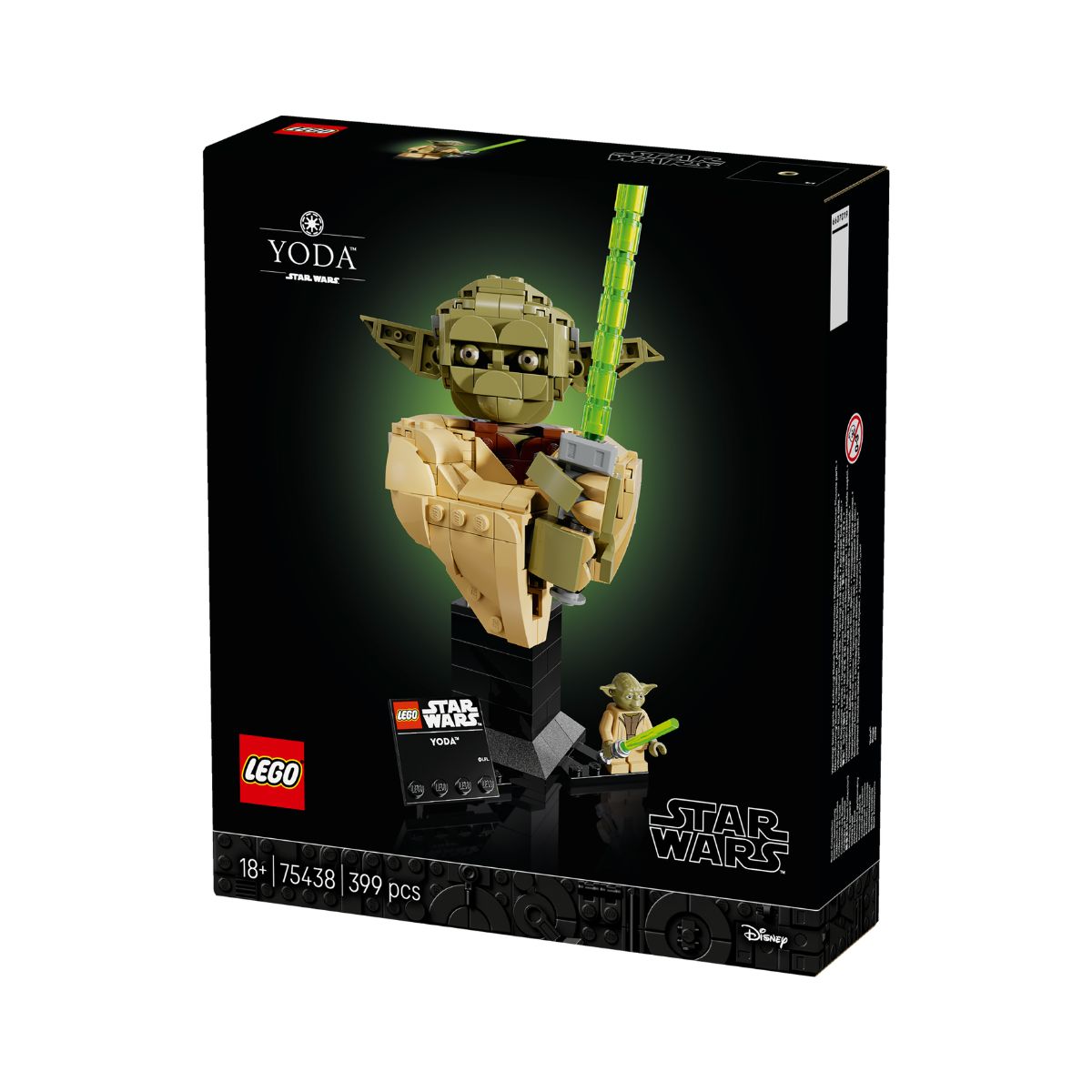 Đồ Chơi Lắp Ráp Tượng Bán Thân Yoda LEGO STAR WARS 75438 (399 Chi Tiết)