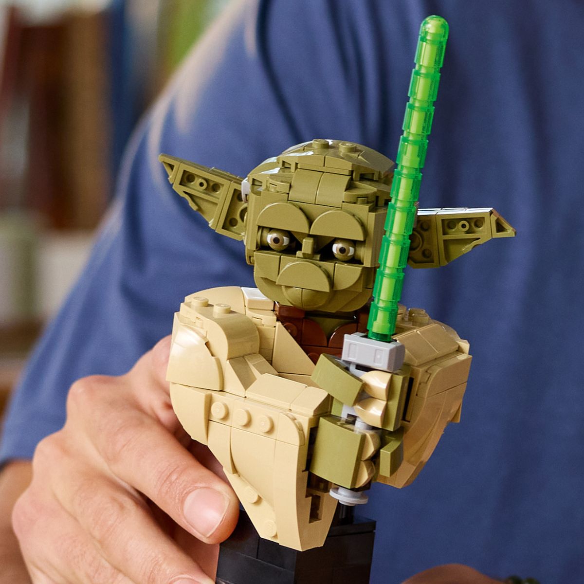 Đồ Chơi Lắp Ráp Tượng Bán Thân Yoda LEGO STAR WARS 75438 (399 Chi Tiết)