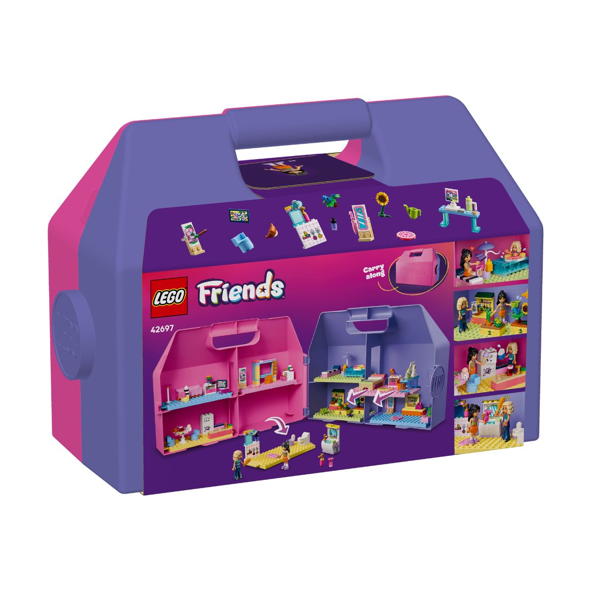 Đồ Chơi Lắp Ráp Vali Ngôi Nhà Búp Bê Sáng Tạo LEGO FRIENDS 42697 (355 Chi Tiết)