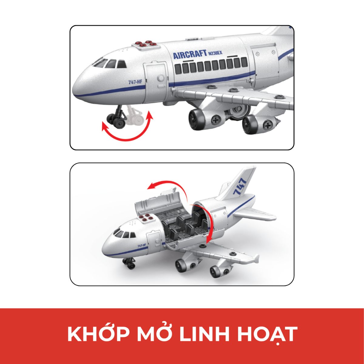 Đồ Chơi Lắp Ráp Vecto Diy - Máy Bay Chở Hành Khách VECTO VT9089