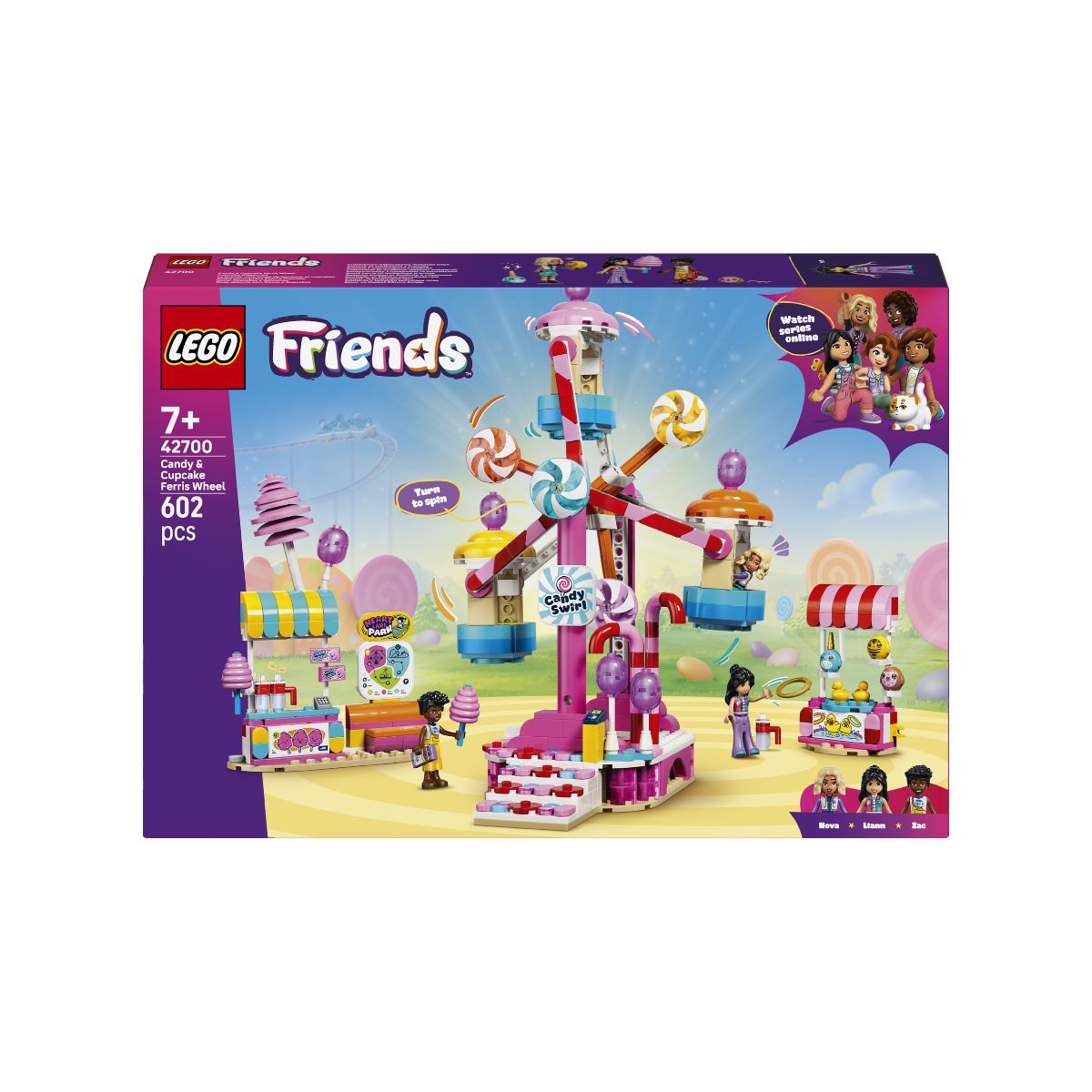 Đồ Chơi Lắp Ráp Vòng Đu Quay Kẹo Ngọt Và Bánh LEGO FRIENDS 42700 (602 chi tiết)
