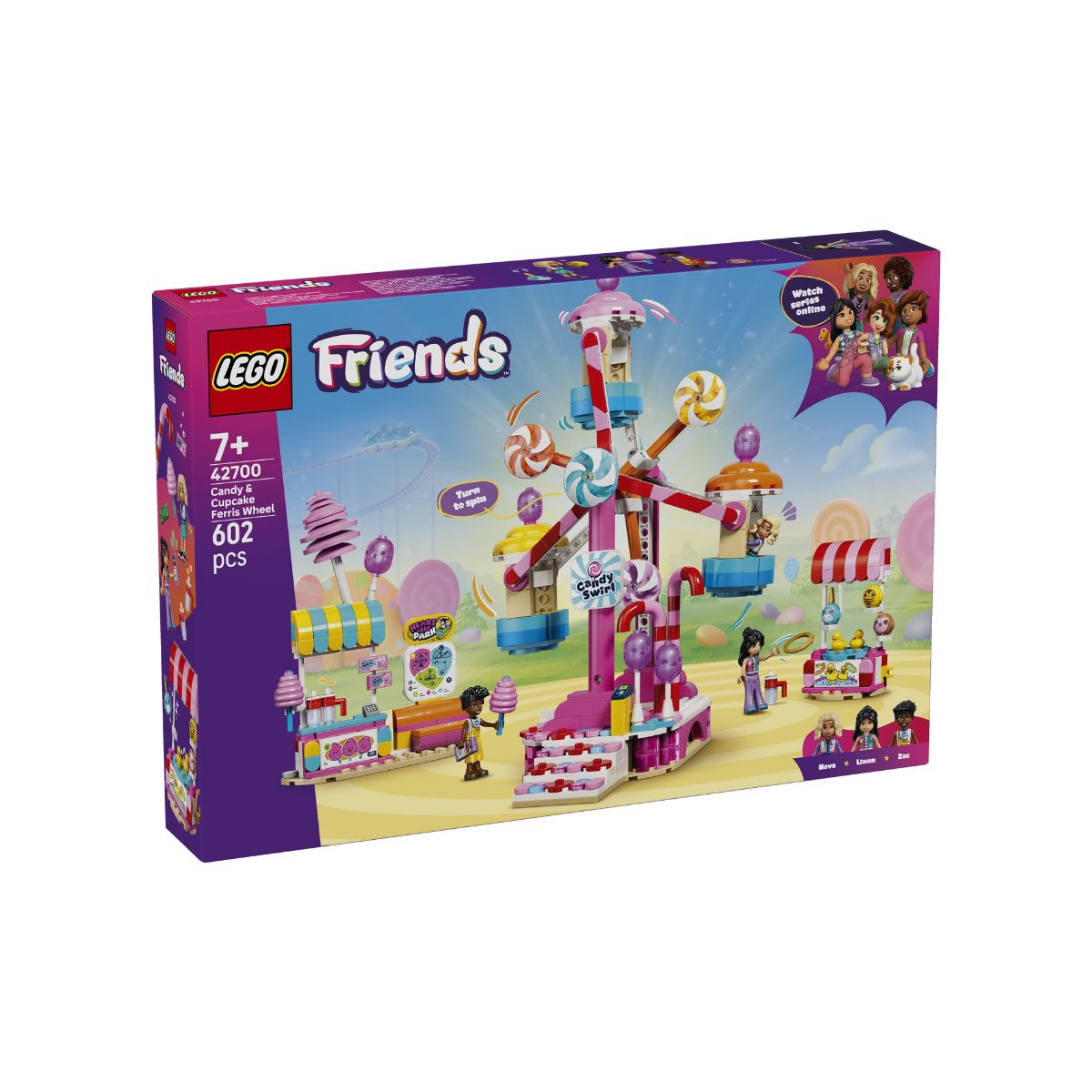 Đồ Chơi Lắp Ráp Vòng Đu Quay Kẹo Ngọt Và Bánh LEGO FRIENDS 42700 (602 chi tiết)