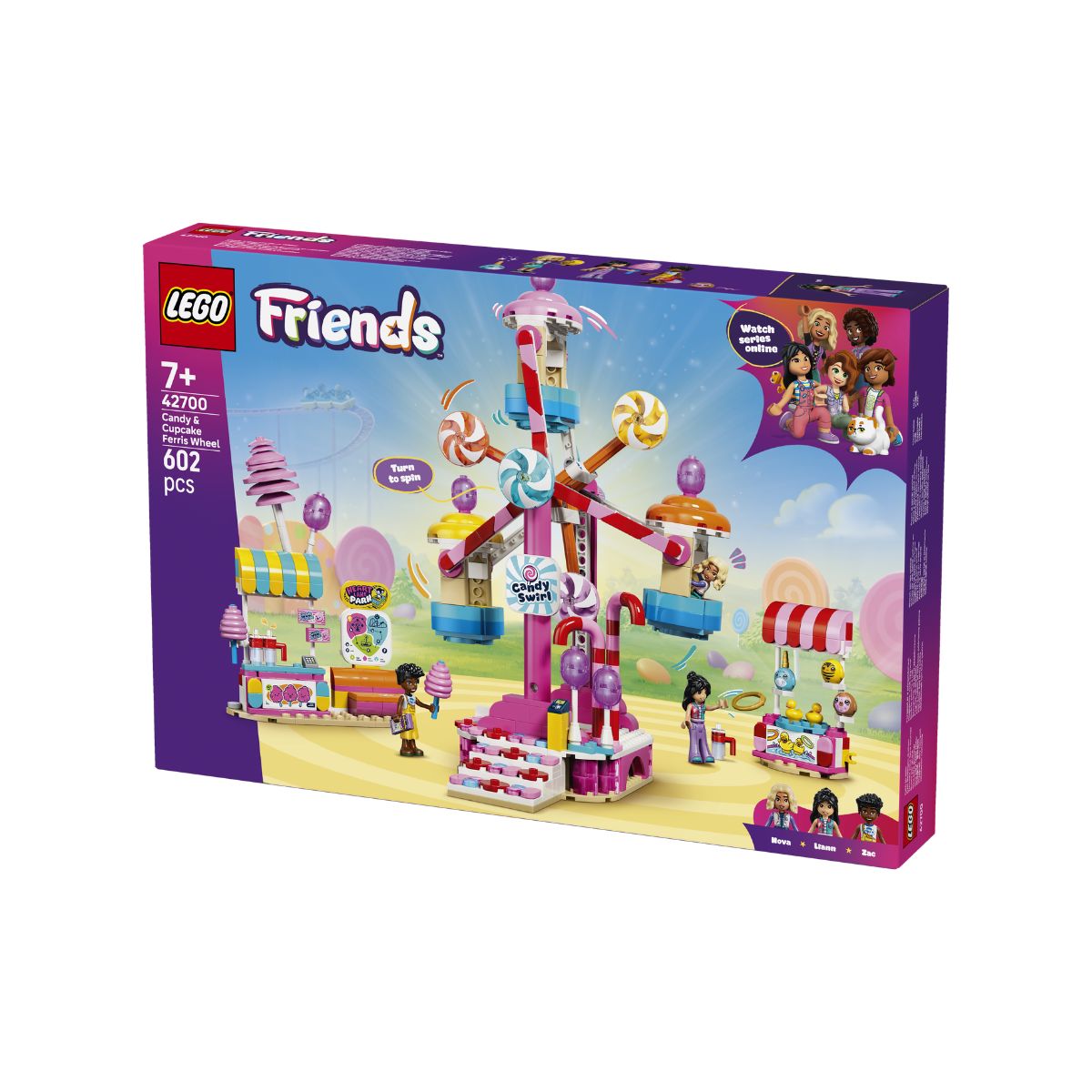 Đồ Chơi Lắp Ráp Vòng Đu Quay Kẹo Ngọt Và Bánh LEGO FRIENDS 42700 (602 chi tiết)