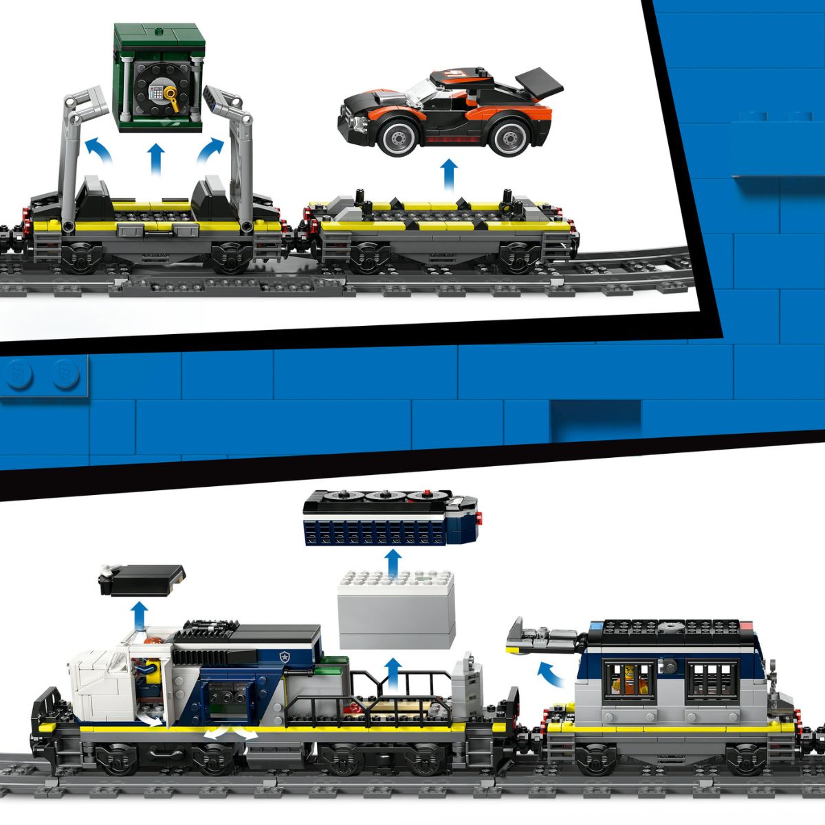 Đồ Chơi Lắp Ráp Vụ Cướp Tàu Hỏa Cảnh Sát LEGO CITY 60508 (1313 Chi Tiết)