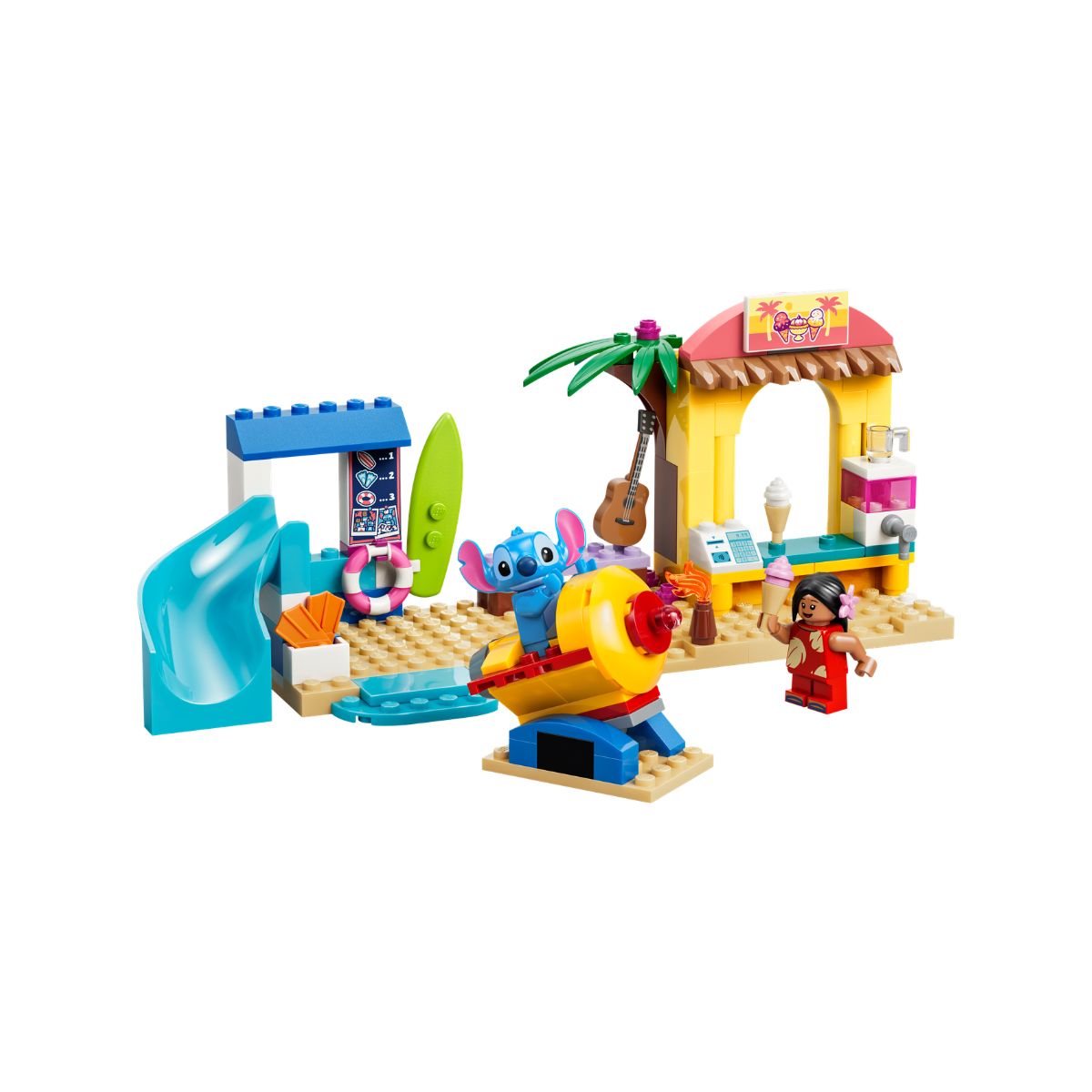Đồ Chơi Lắp Ráp Vui Chơi Bãi Biển Cùng Lilo & Stitch LEGO DISNEY PRINCESS 43280 (113 chi tiết)