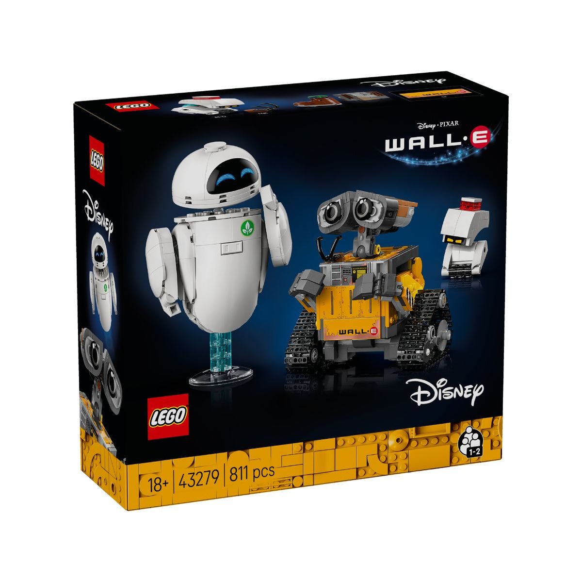 Đồ Chơi Lắp Ráp WALL-E Và EVE LEGO DISNEY PRINCESS 43279 (811 chi tiết)