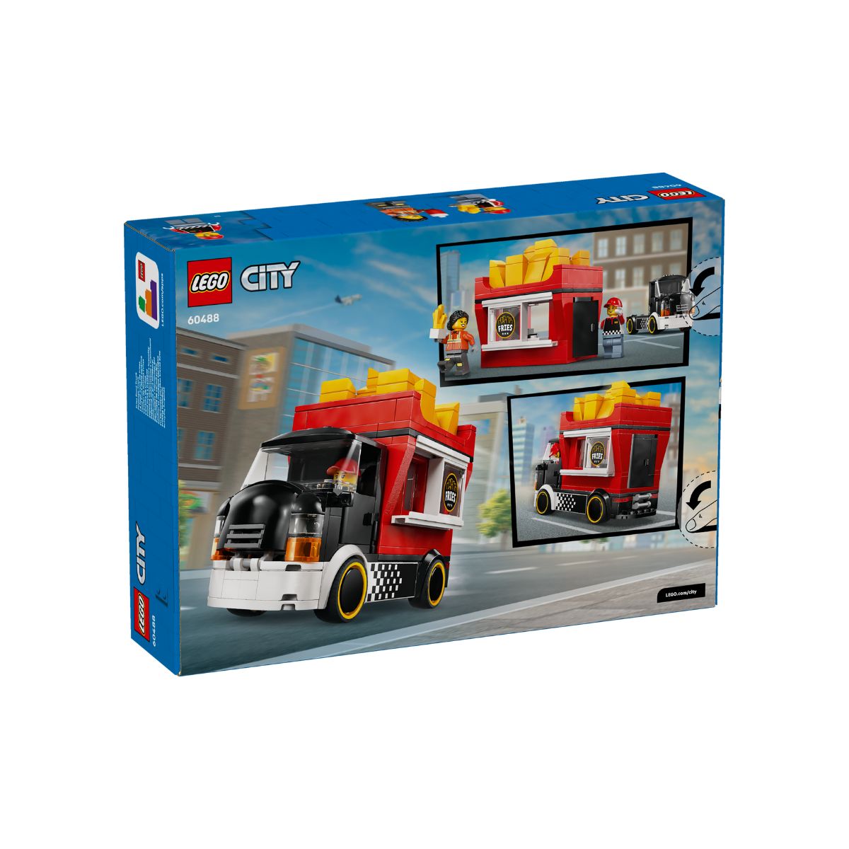 Đồ Chơi Lắp Ráp Xe Bán Khoai Tây Chiên LEGO CITY 60488 (216 chi tiết)