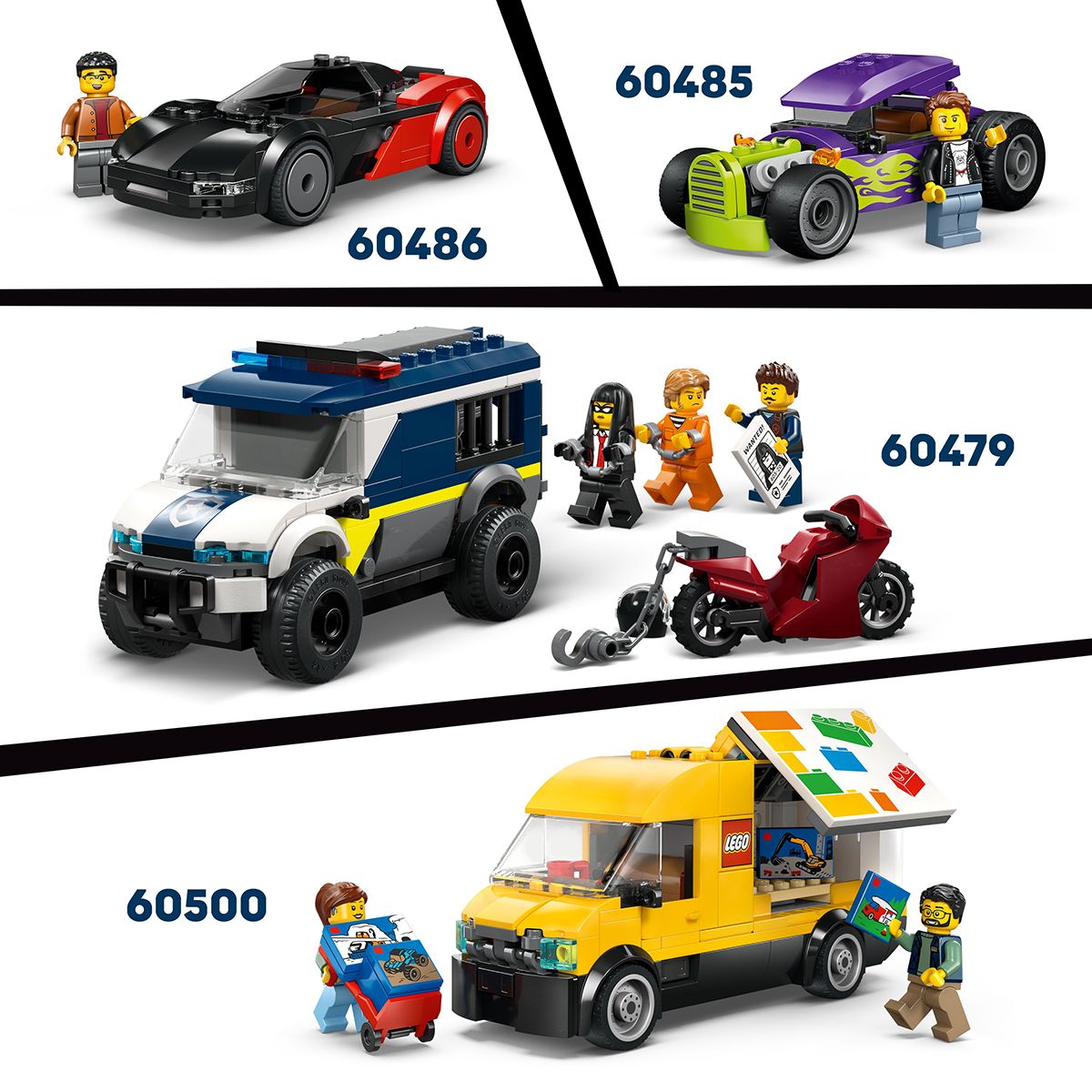 Đồ Chơi Lắp Ráp Xe Bán Khoai Tây Chiên LEGO CITY 60488 (216 chi tiết)