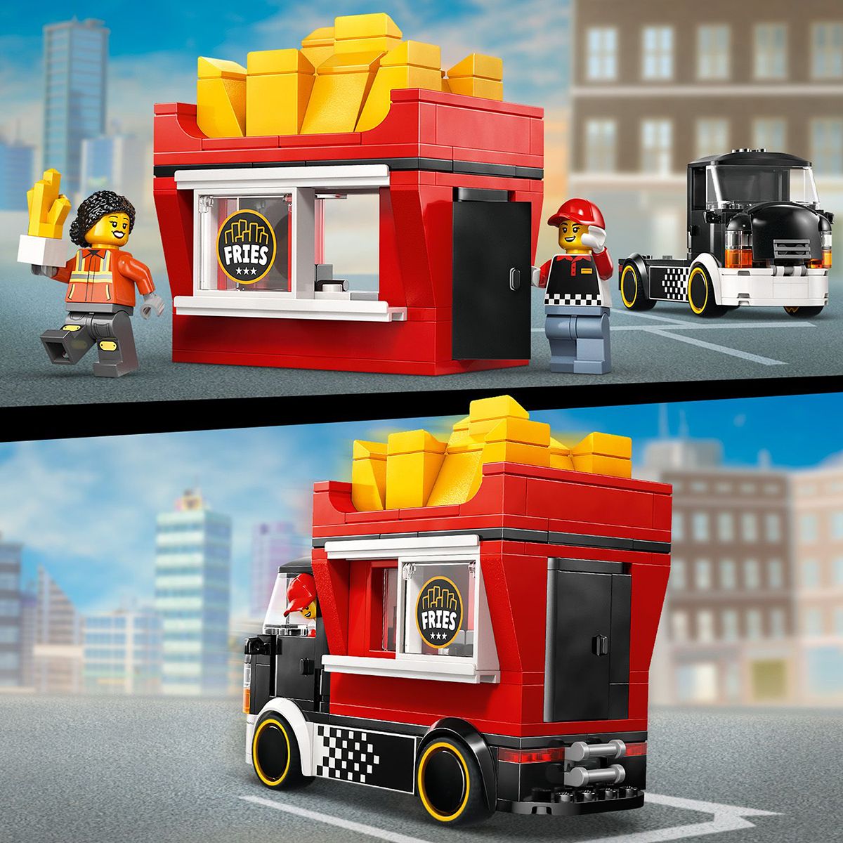Đồ Chơi Lắp Ráp Xe Bán Khoai Tây Chiên LEGO CITY 60488 (216 chi tiết)
