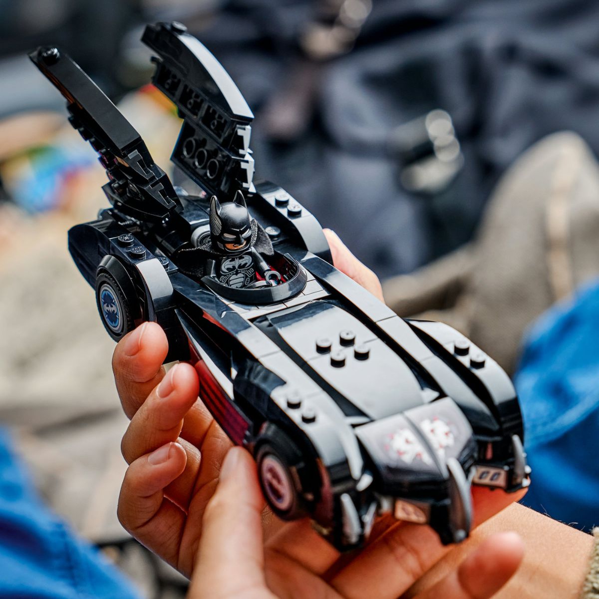 Đồ Chơi Lắp Ráp Xe Batman & Robin Batmobile LEGO SUPERHEROES 76333 (272 Chi Tiết)