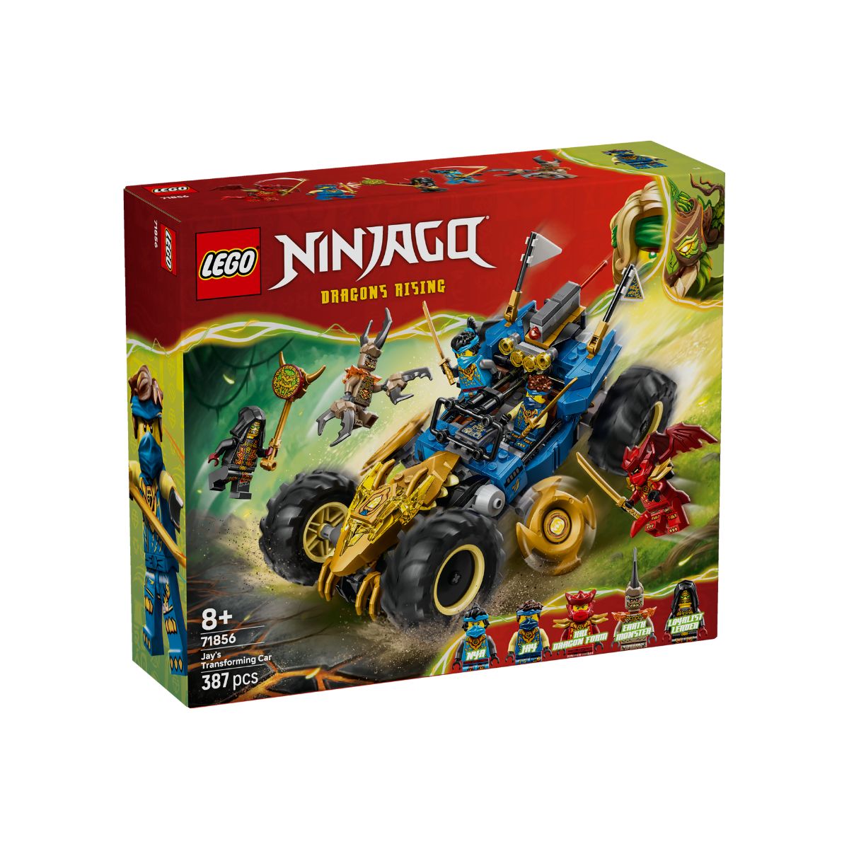 Đồ Chơi Lắp Ráp Xe Biến Hình Của Jay LEGO NINJAGO 71856