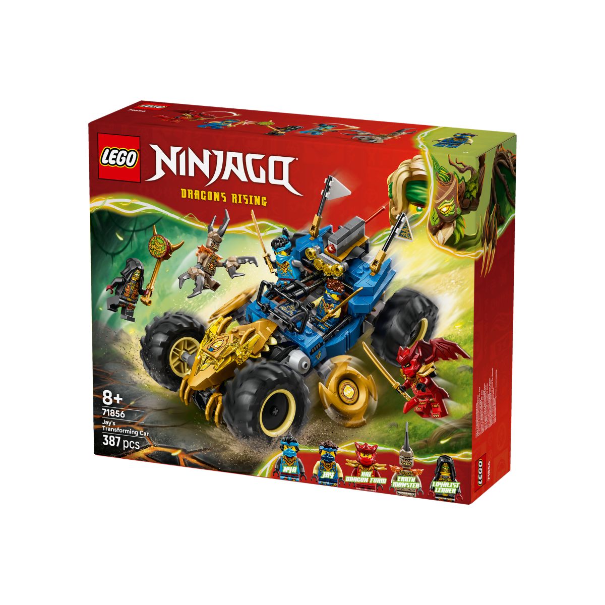 Đồ Chơi Lắp Ráp Xe Biến Hình Của Jay LEGO NINJAGO 71856