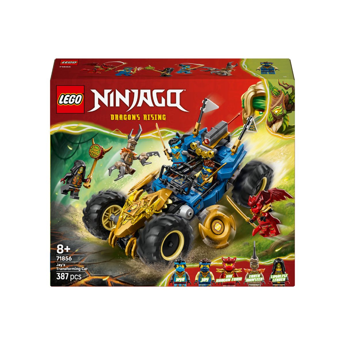 Đồ Chơi Lắp Ráp Xe Biến Hình Của Jay LEGO NINJAGO 71856