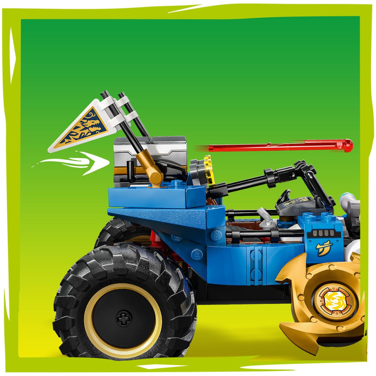 Đồ Chơi Lắp Ráp Xe Biến Hình Của Jay LEGO NINJAGO 71856