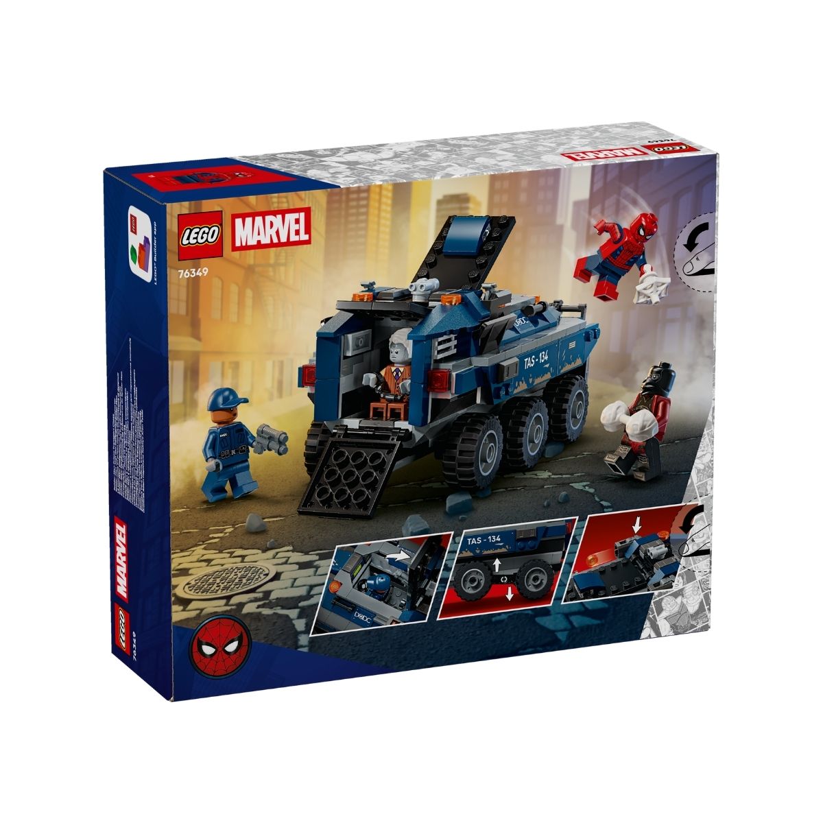 Đồ Chơi Lắp Ráp Xe Bọc Thép Spider-Man LEGO SUPERHEROES 76349