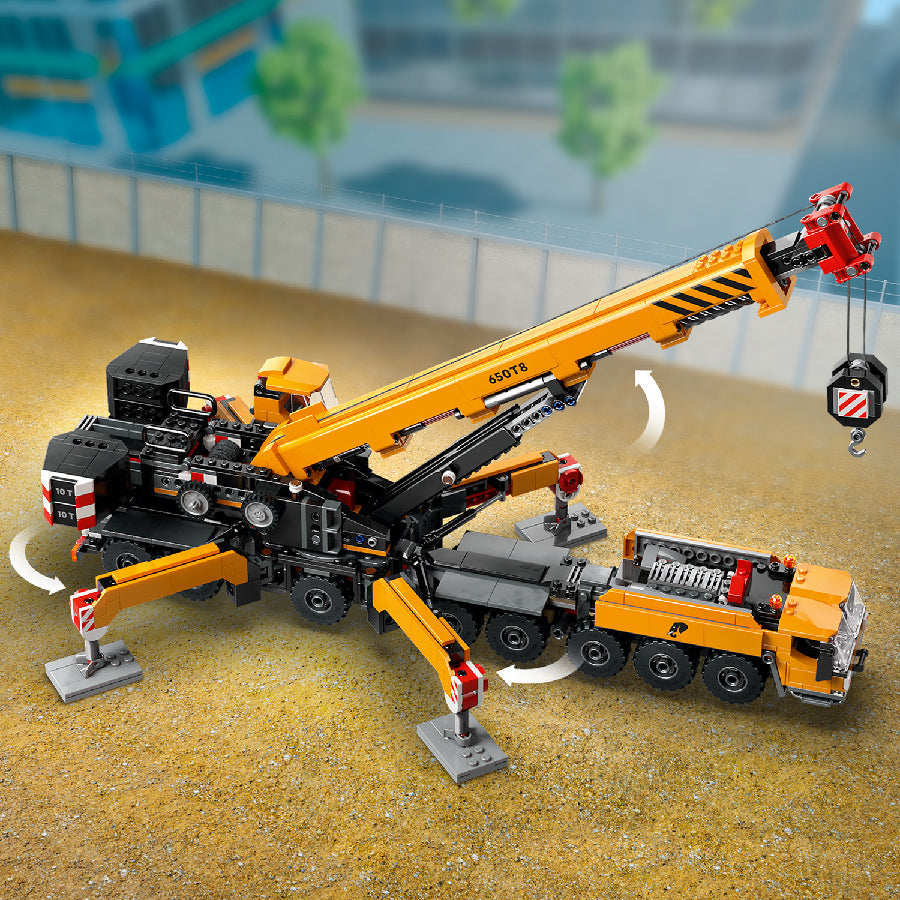 Đồ Chơi Lắp Ráp Xe Cần Cẩu Bánh Lốp LEGO CITY 60409 (1116 chi tiết)