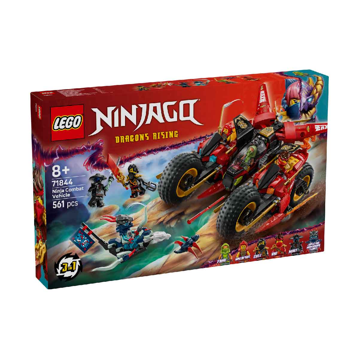 Đồ Chơi Lắp Ráp Xe Chiến Đấu Ninja Siêu Tốc LEGO NINJAGO 71844 (561 chi tiết)