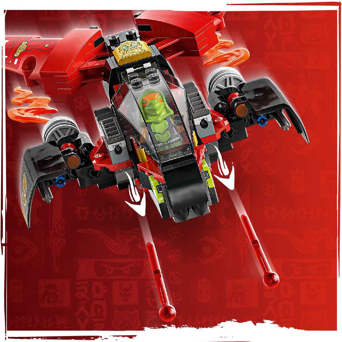 Đồ Chơi Lắp Ráp Xe Chiến Đấu Ninja Siêu Tốc LEGO NINJAGO 71844 (561 chi tiết)