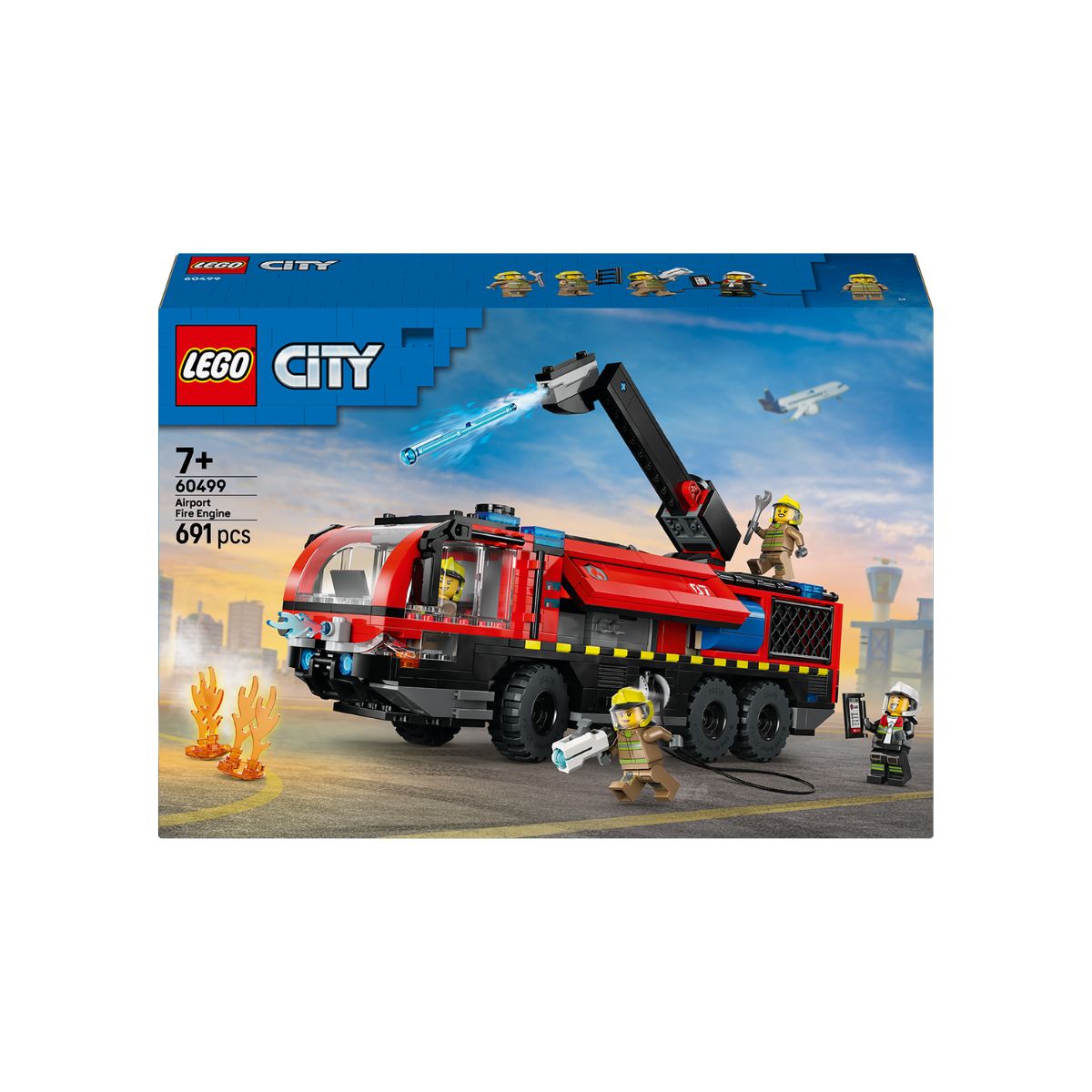 Đồ Chơi Lắp Ráp Xe Chữa Cháy Chuyên Dụng Tại Sân Bay MS-60499 (691 chi tiết)