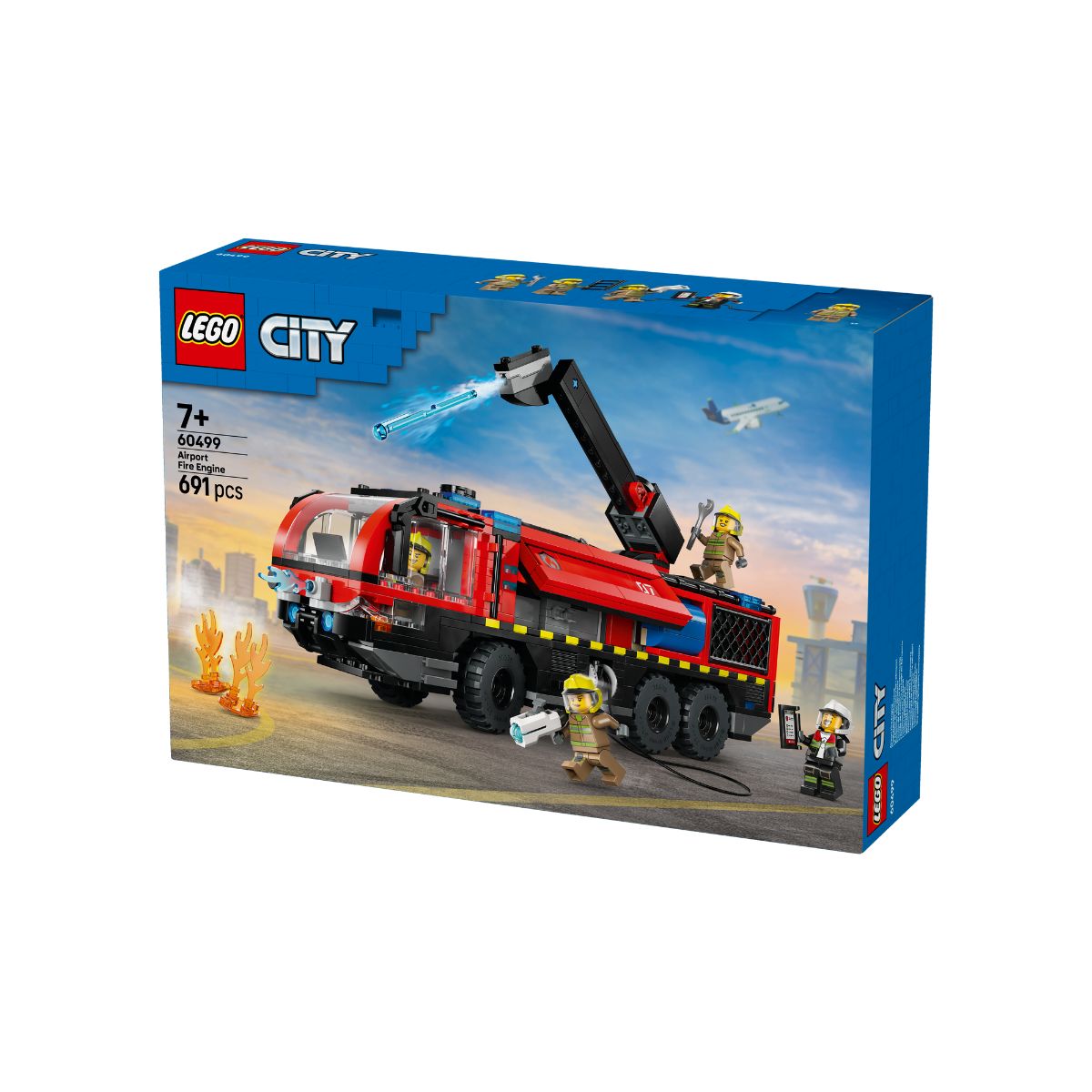 Đồ Chơi Lắp Ráp Xe Chữa Cháy Chuyên Dụng Tại Sân Bay MS-60499 (691 chi tiết)