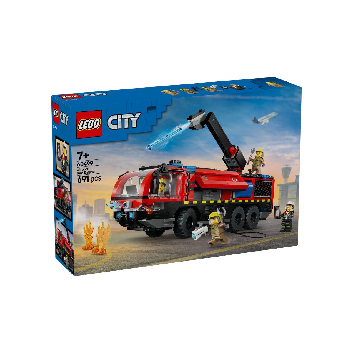 Đồ Chơi Lắp Ráp Xe Chữa Cháy Chuyên Dụng Tại Sân Bay MS-60499 (691 chi tiết)