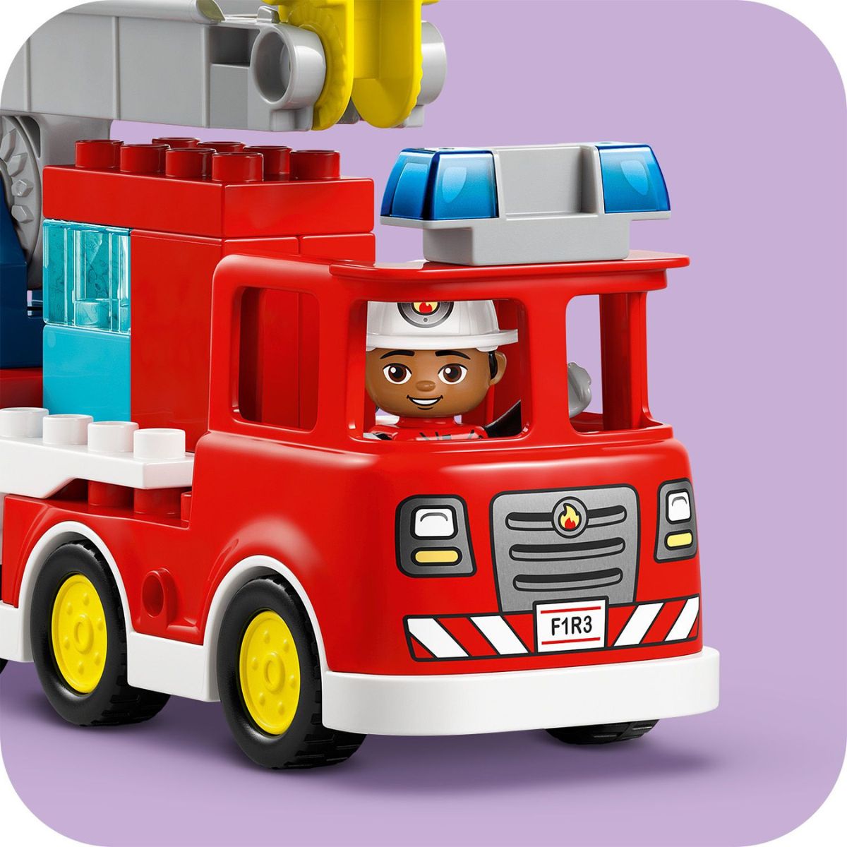 Đồ Chơi Lắp Ráp Xe Cứu Hỏa Kèm Vòi Phun Nước Và Lính Cứu Hỏa LEGO DUPLO 10473 (28 chi tiết)