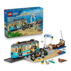 Đồ Chơi Lắp Ráp Xe Điện Ven Biển Cổ Điển LEGO CITY 60506 (693 chi tiết)
