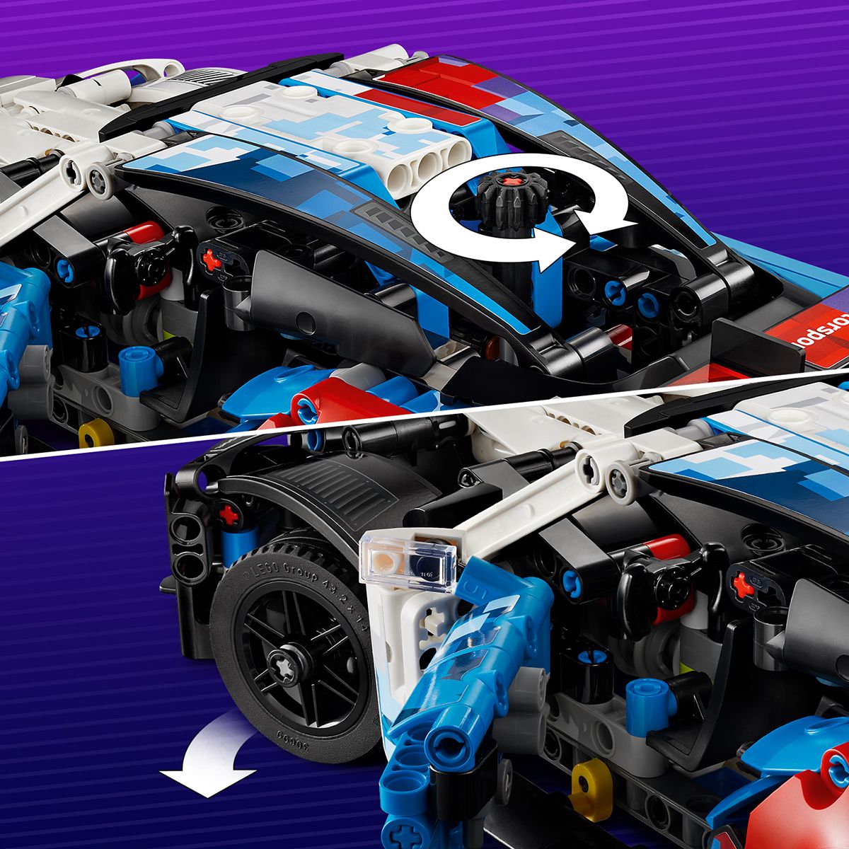 Đồ Chơi Lắp Ráp Xe Đua BMW M4 GT3 EVO LEGO TECHNIC 42226 (747 Chi Tiết)