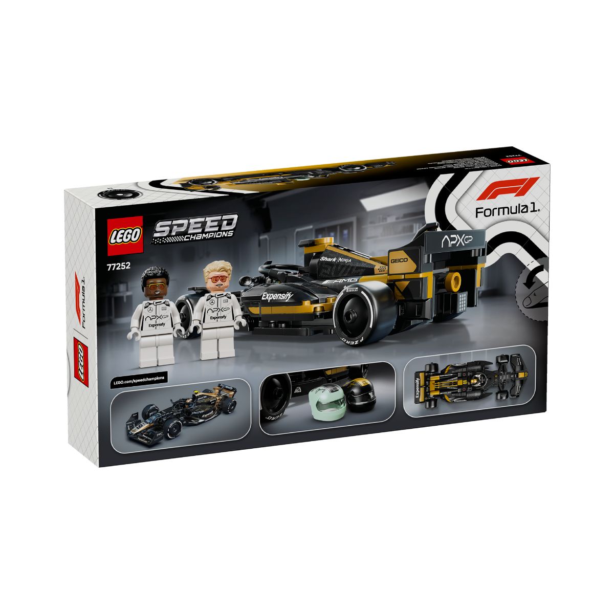 Đồ Chơi Lắp Ráp Xe Đua Đội APXGP F1 LEGO SPEED CHAMPIONS 77252 (268 Chi Tiết)