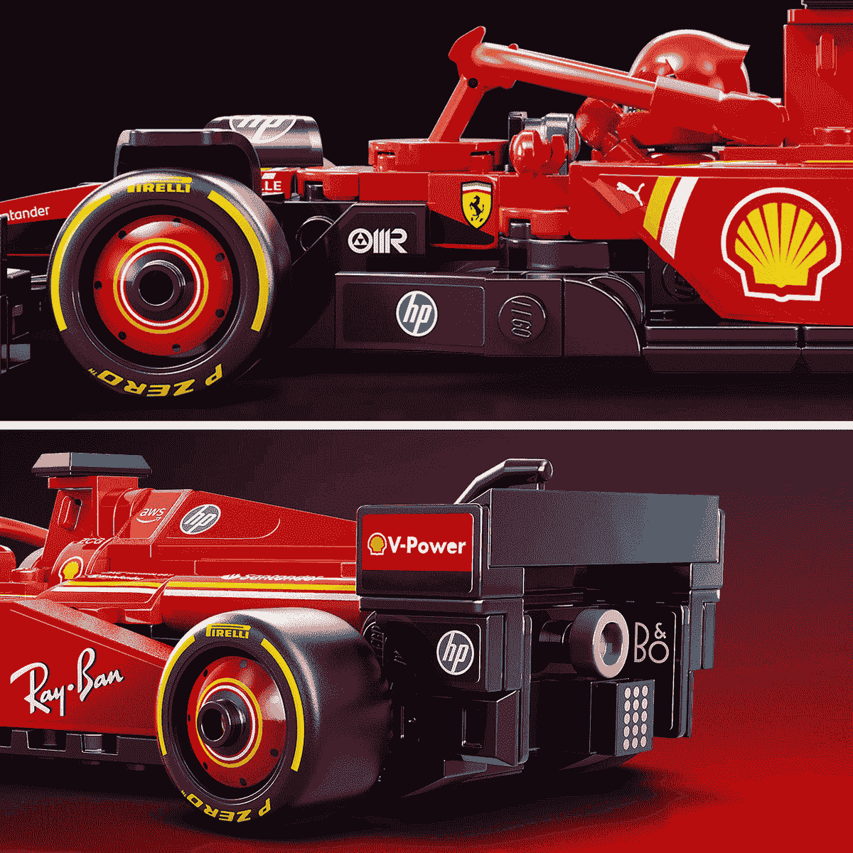 Đồ Chơi Lắp Ráp Xe Đua Ferrari SF-24 F1 LEGO SPEED CHAMPIONS 77242