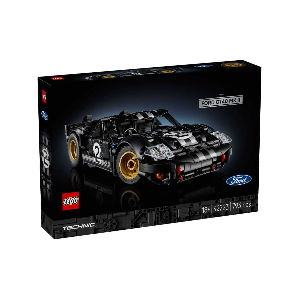 Đồ Chơi Lắp Ráp Xe Đua Ford GT40 MKII 1966 LEGO TECHNIC 42223 (793 chi tiết)