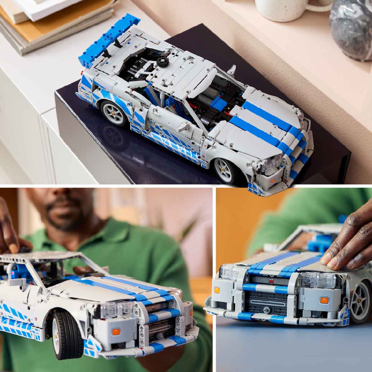 Đồ Chơi Lắp Ráp Xe Đua Nissan Skyline GT-R (R34) LEGO TECHNIC 42210 (1410 chi tiết)