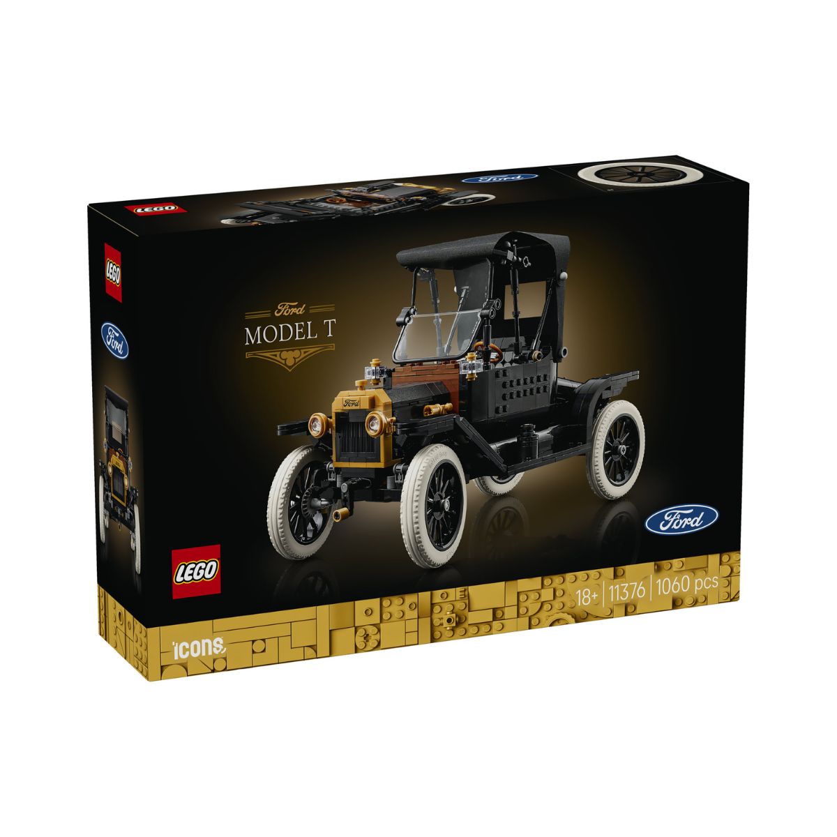 Đồ Chơi Lắp Ráp Xe Ford Model T Cổ Điển LEGO ICONS 11376