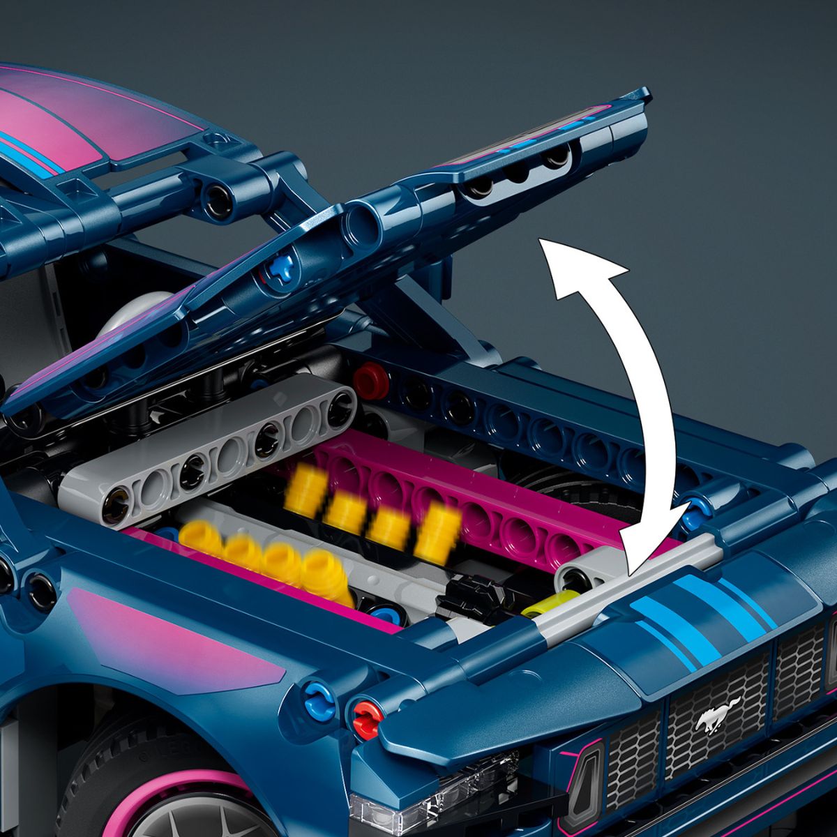 Đồ Chơi Lắp Ráp Xe Ford Mustang GT Với Gara Cá Nhân Hóa LEGO TECHNIC 42236 (973 Chi Tiết)