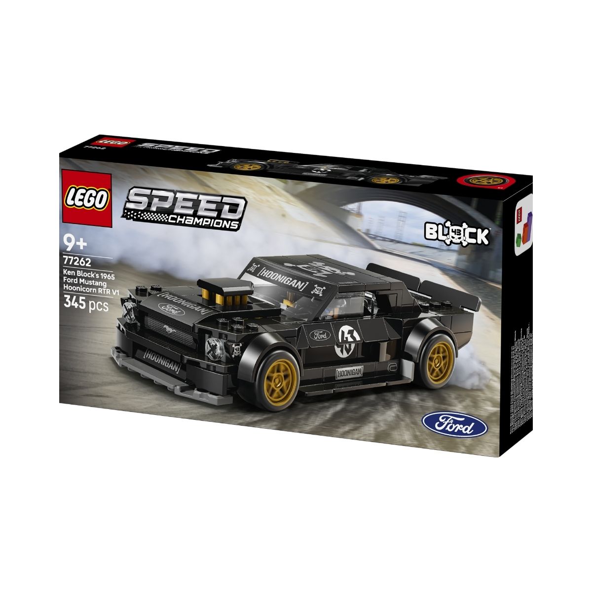 Đồ Chơi Lắp Ráp Xe Ford Mustang Hoonicorn V 1965 Ken Block LEGO SPEED CHAMPIONS 77262 (345 chi tiết)