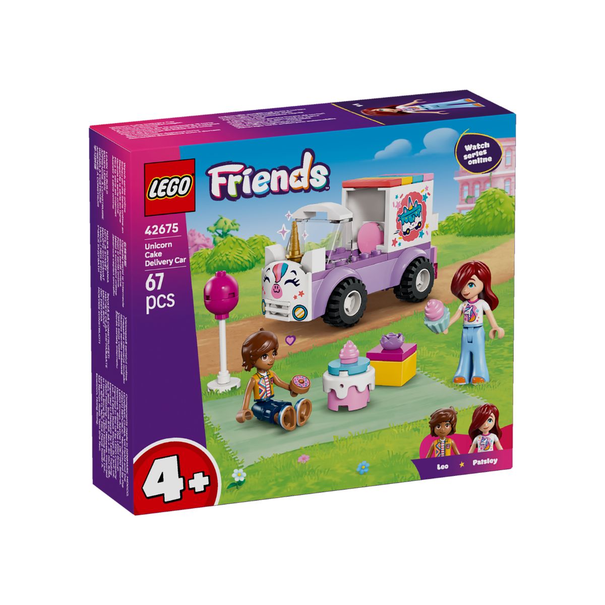 Đồ Chơi Lắp Ráp Xe Giao Bánh Kỳ Lân LEGO FRIENDS 42675 (67 chi tiết)