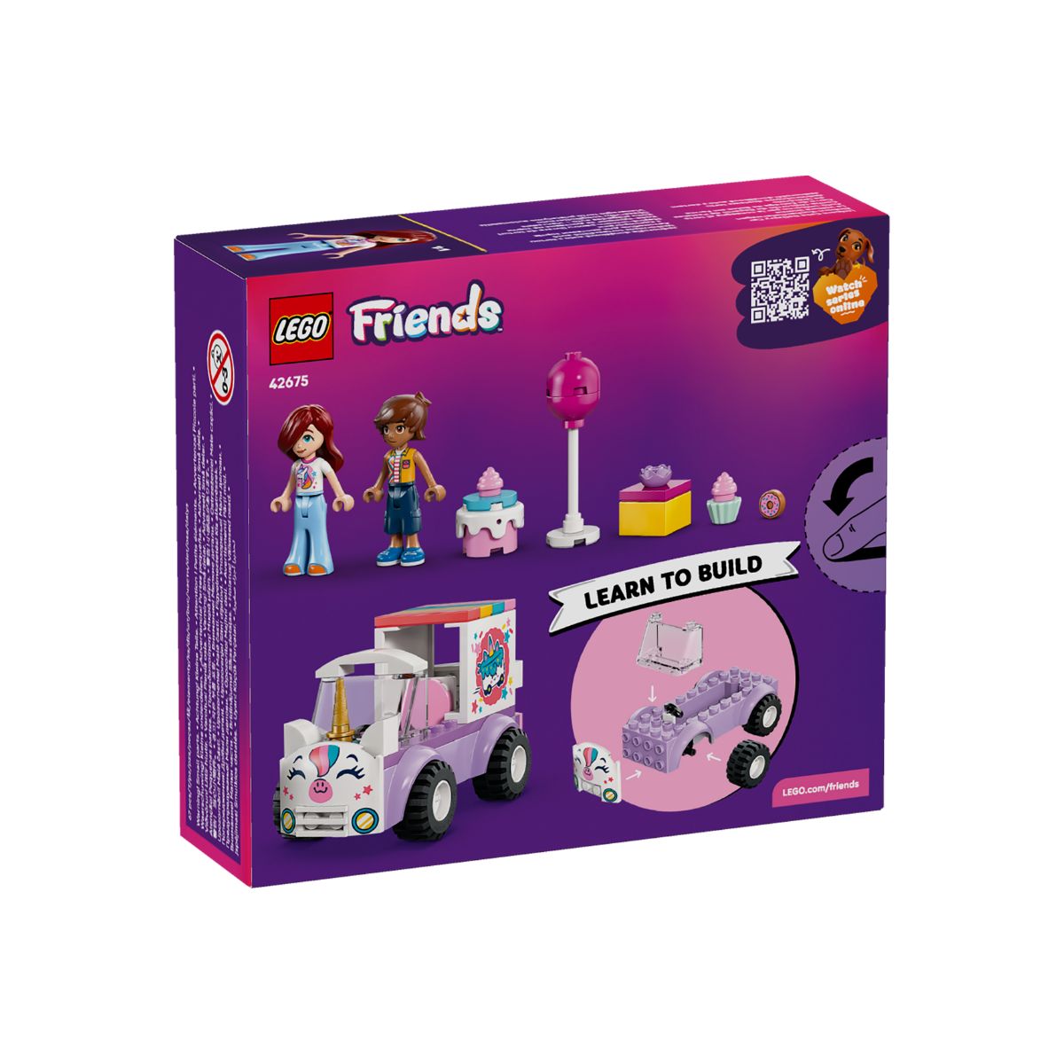 Đồ Chơi Lắp Ráp Xe Giao Bánh Kỳ Lân LEGO FRIENDS 42675 (67 chi tiết)