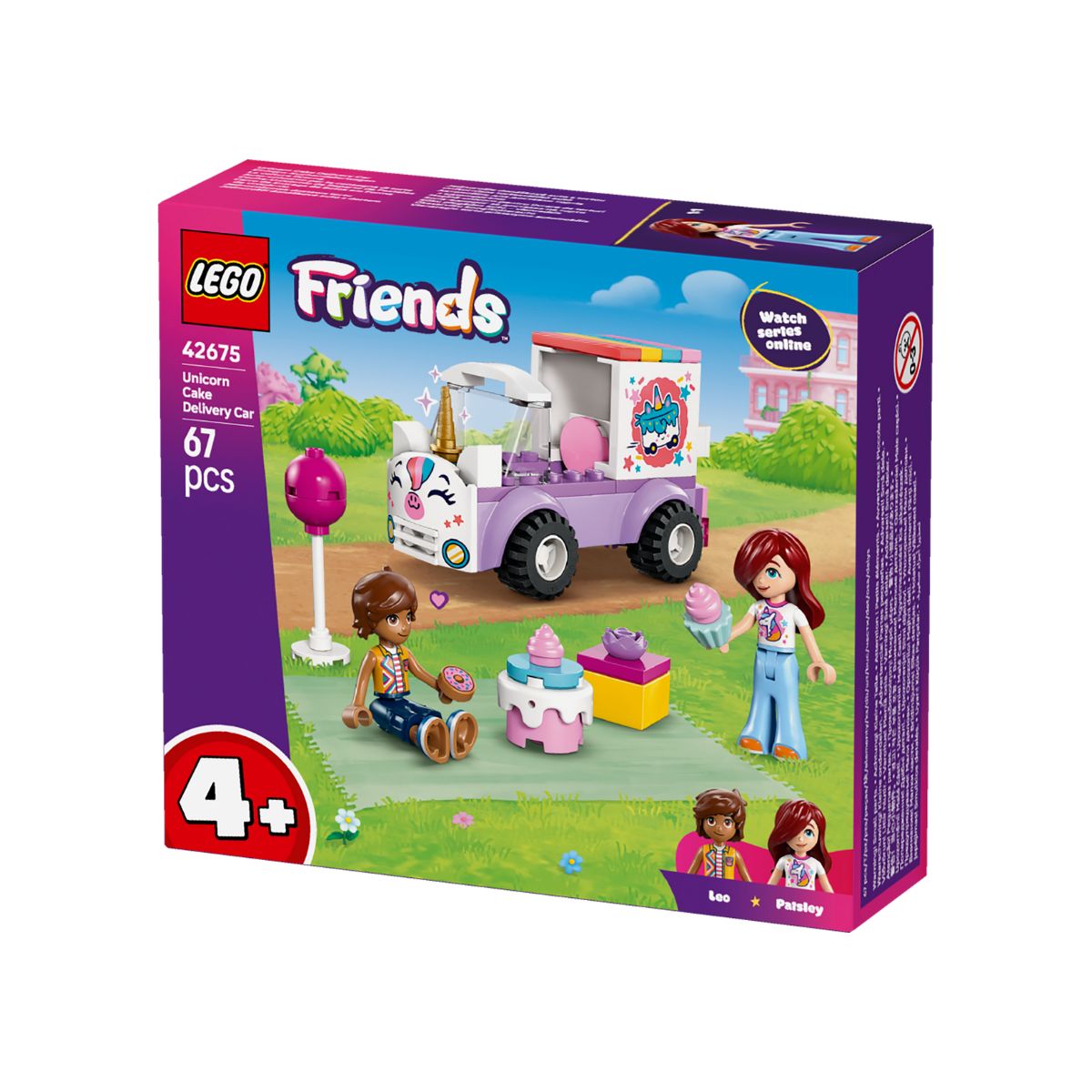 Đồ Chơi Lắp Ráp Xe Giao Bánh Kỳ Lân LEGO FRIENDS 42675 (67 chi tiết)