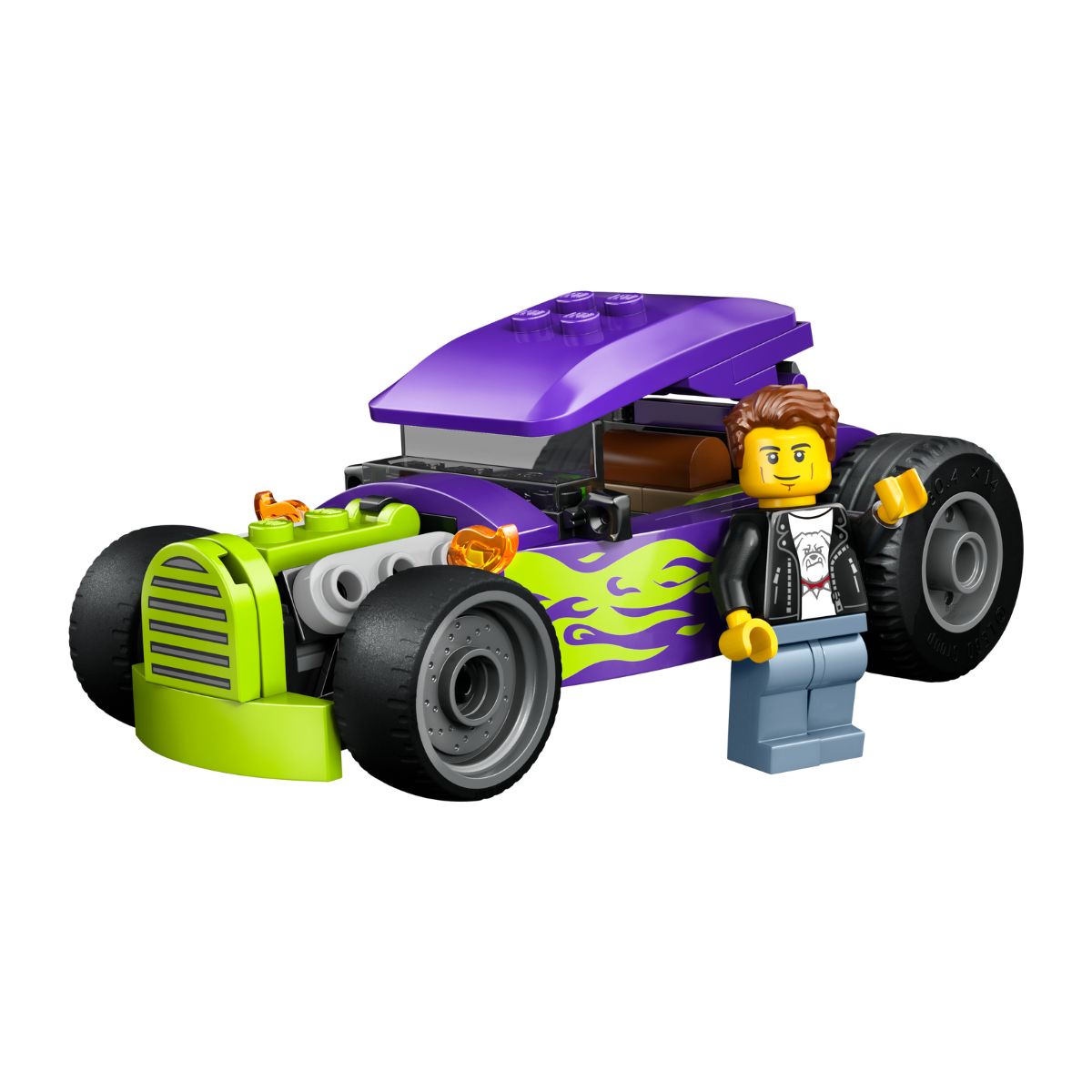 Đồ Chơi Lắp Ráp Xe Hot Rod Phong Cách LEGO CITY 60485 (81 chi tiết)