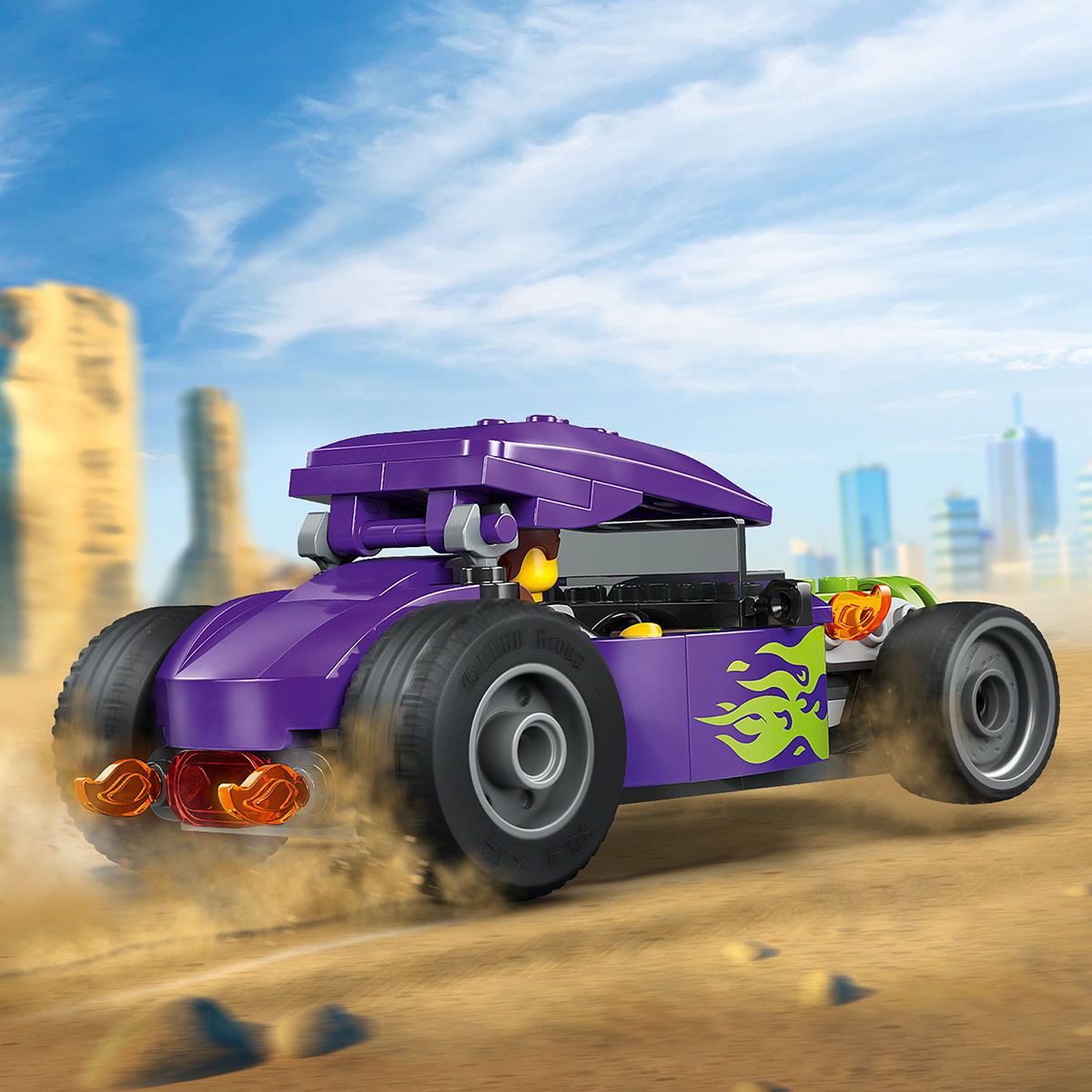 Đồ Chơi Lắp Ráp Xe Hot Rod Phong Cách LEGO CITY 60485 (81 chi tiết)