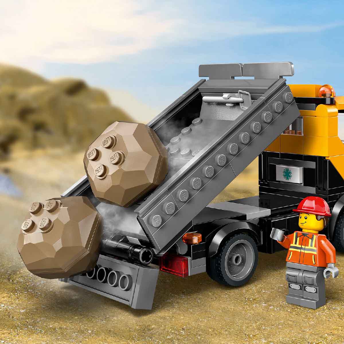 Đồ Chơi Lắp Ráp Xe Kéo Cứu Hộ Nặng Có Cẩu LEGO CITY 60467 (793 chi tiết)
