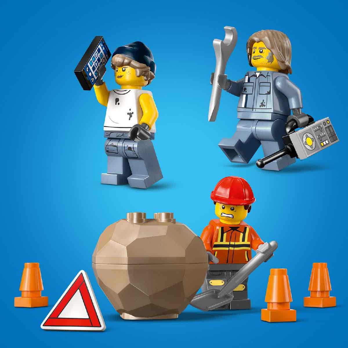 Đồ Chơi Lắp Ráp Xe Kéo Cứu Hộ Nặng Có Cẩu LEGO CITY 60467 (793 chi tiết)
